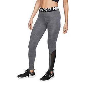 Nike Women's Pro Tights In Grey-Sz.XL